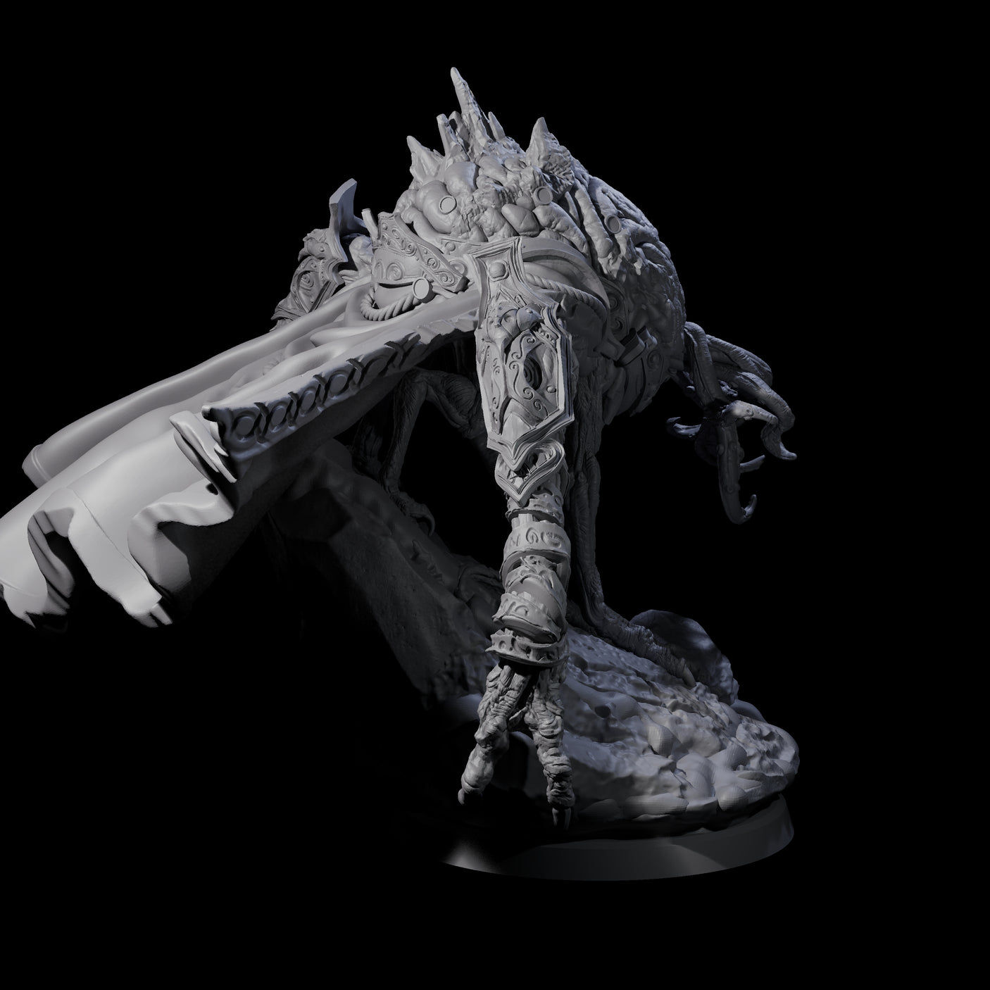 Four Evolved Intellect Devourers Miniature for Dungeons and Dragons, Pathfinder or other TTRPGs