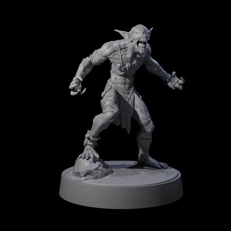 Four Eyeless Morlock Wretches Miniature for Dungeons and Dragons, Pathfinder or other TTRPGs