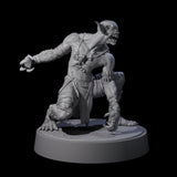Four Eyeless Morlock Wretches Miniature for Dungeons and Dragons, Pathfinder or other TTRPGs