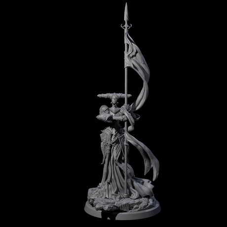 Four Fallen Aasimar Paladins Miniature for Dungeons and Dragons, Pathfinder or other TTRPGs