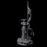 Four Fallen Aasimar Paladins Miniature for Dungeons and Dragons, Pathfinder or other TTRPGs