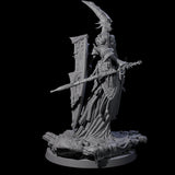 Four Fallen Aasimar Paladins Miniature for Dungeons and Dragons, Pathfinder or other TTRPGs
