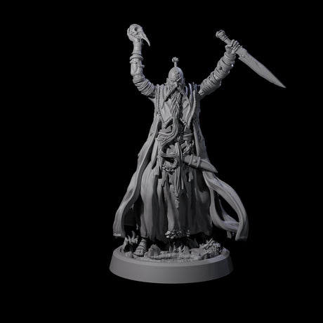 Four Fanatical Orcales Miniature for Dungeons and Dragons, Pathfinder or other TTRPGs