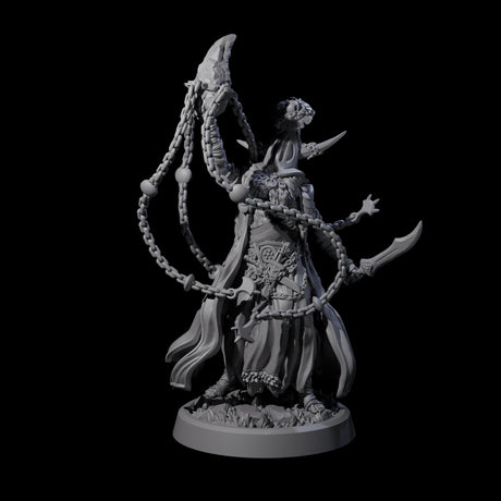 Four Fanatical Orcales Miniature for Dungeons and Dragons, Pathfinder or other TTRPGs