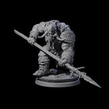 Four Fierce Cave Ogres Miniature for Dungeons and Dragons, Pathfinder or other TTRPGs