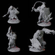 Four Fierce Ursine Warriors Miniature for Dungeons and Dragons, Pathfinder or other TTRPGs