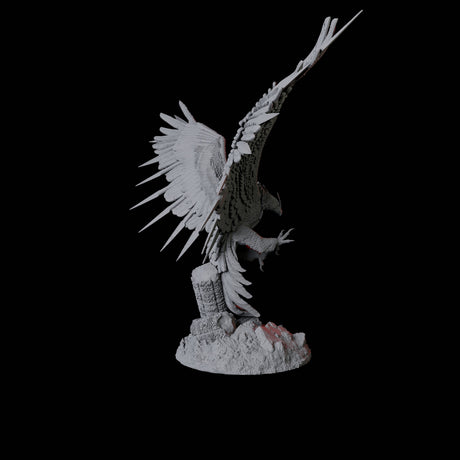 Four Fiery Phoenix Miniature for Dungeons and Dragons, Pathfinder or other TTRPGs