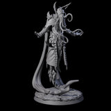 Four Floating Master Mind Flayers Miniature for Dungeons and Dragons, Pathfinder or other TTRPGs
