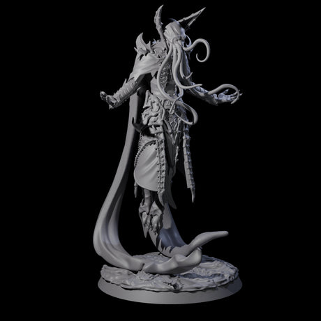 Four Floating Master Mind Flayers Miniature for Dungeons and Dragons, Pathfinder or other TTRPGs