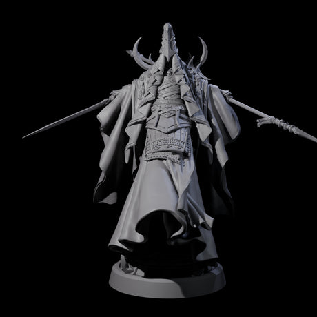 Four Floating Robed Cultists Miniature for Dungeons and Dragons, Pathfinder or other TTRPGs