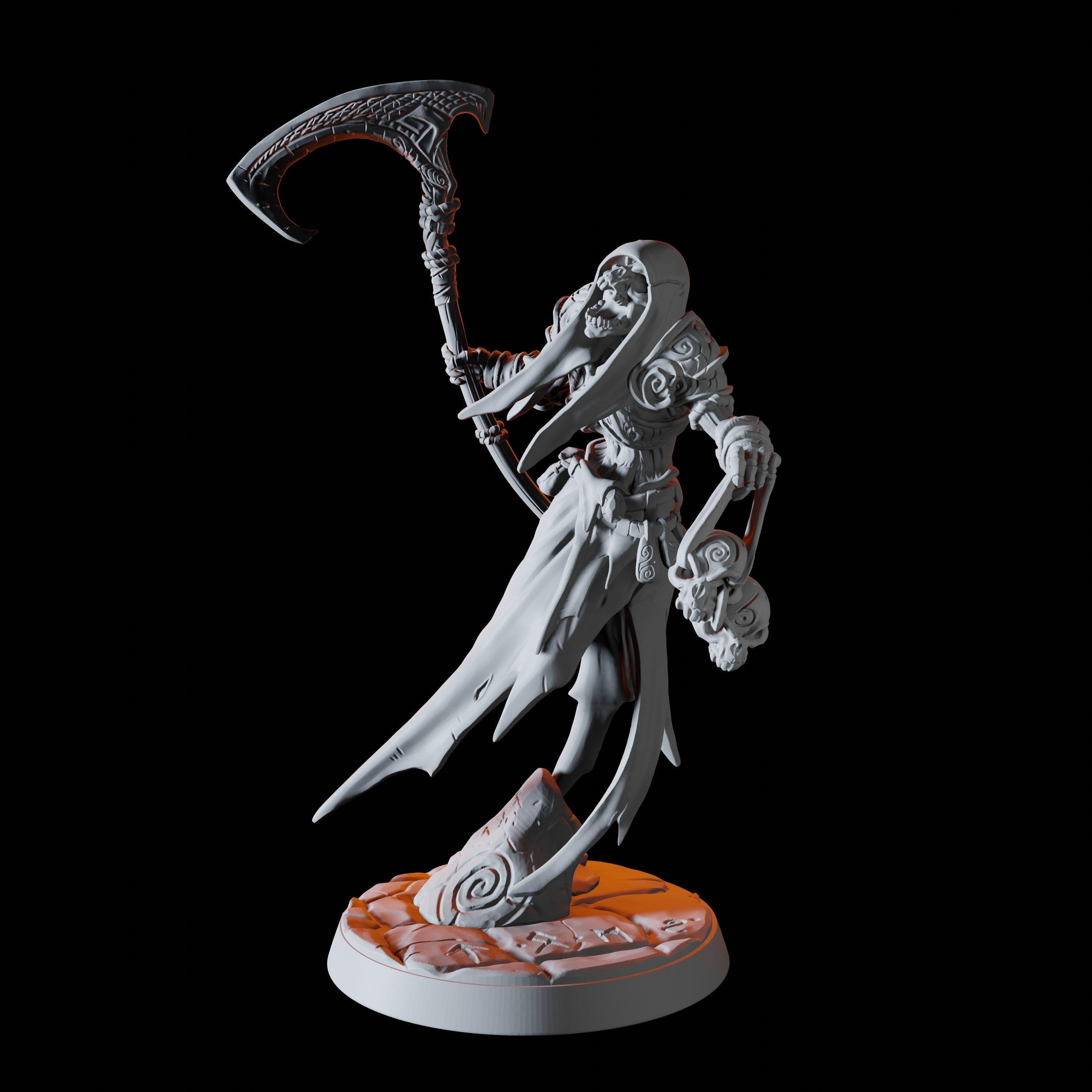 Four Floating Wraith Miniatures for Dungeons and Dragons - Myth Forged