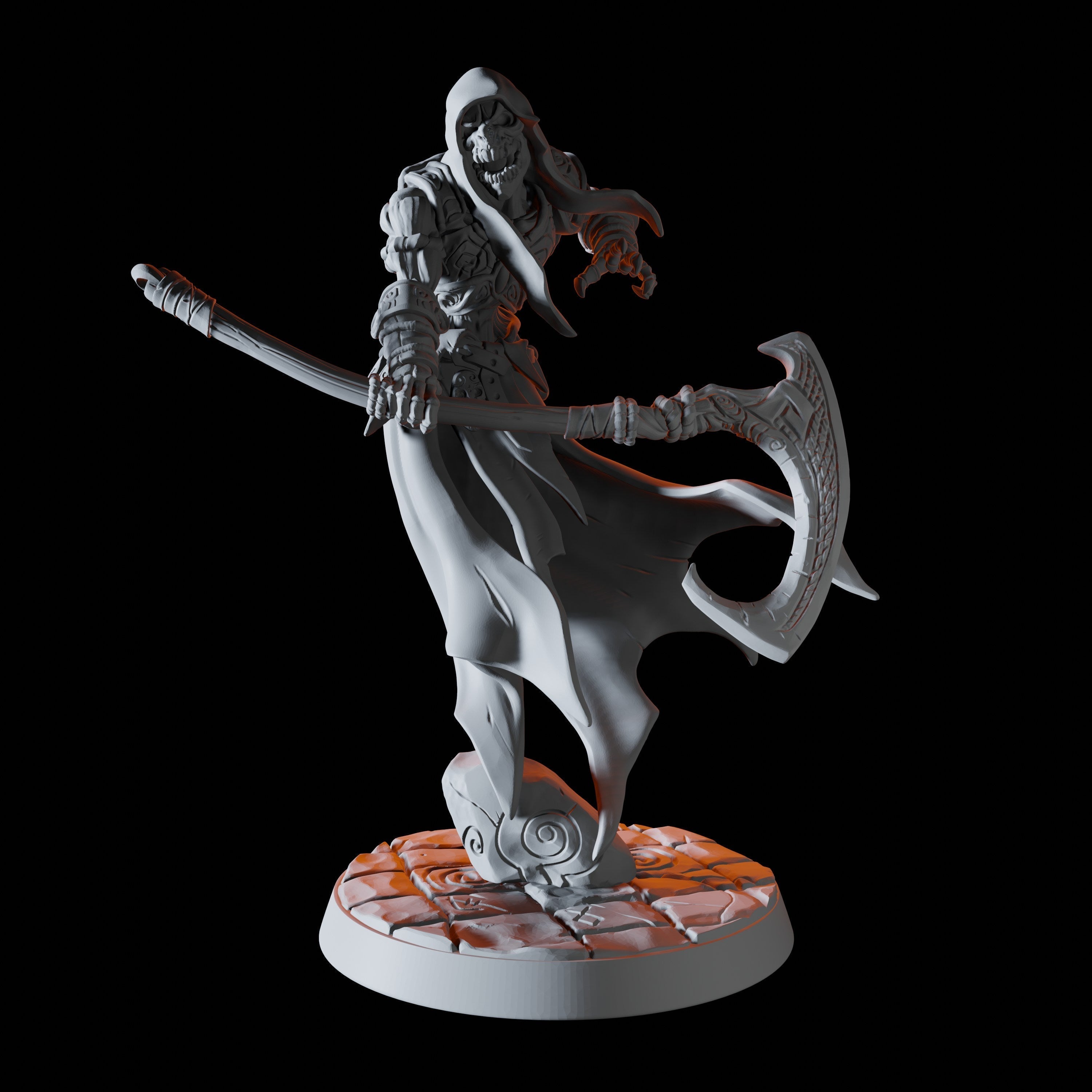 Four Floating Wraith Miniatures for Dungeons and Dragons - Myth Forged