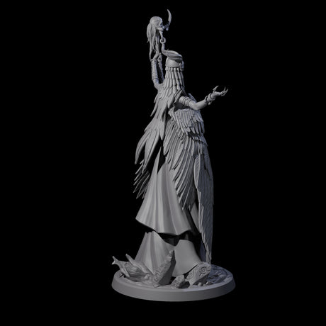 Four Flowing Owl Worshipping Cultists Miniature for Dungeons and Dragons, Pathfinder or other TTRPGs