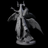 Four Flowing Owl Worshipping Cultists Miniature for Dungeons and Dragons, Pathfinder or other TTRPGs