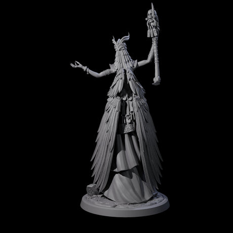 Four Flowing Owl Worshipping Cultists Miniature for Dungeons and Dragons, Pathfinder or other TTRPGs
