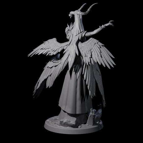 Four Flowing Owl Worshipping Cultists Miniature for Dungeons and Dragons, Pathfinder or other TTRPGs