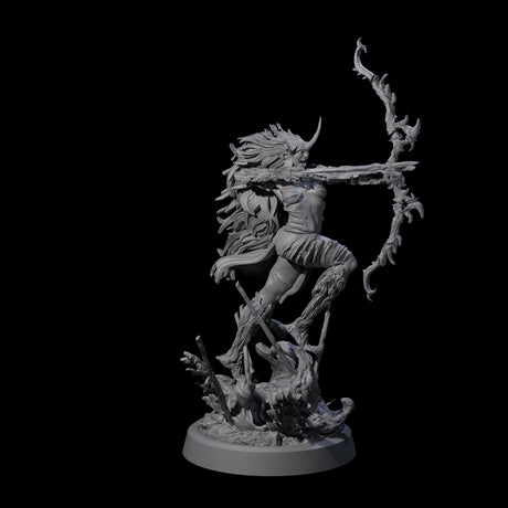 Four Forest Defending Dryads Miniature for Dungeons and Dragons, Pathfinder or other TTRPGs