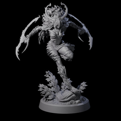 Four Forest Defending Dryads Miniature for Dungeons and Dragons, Pathfinder or other TTRPGs