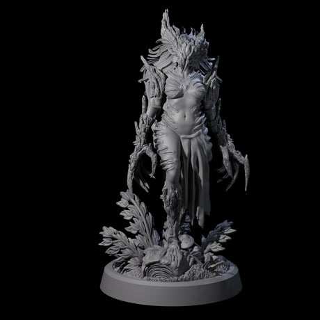 Four Forest Defending Dryads Miniature for Dungeons and Dragons, Pathfinder or other TTRPGs
