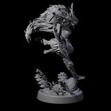Four Forest Defending Dryads Miniature for Dungeons and Dragons, Pathfinder or other TTRPGs