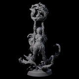 Four Forest Defending Dryads Miniature for Dungeons and Dragons, Pathfinder or other TTRPGs