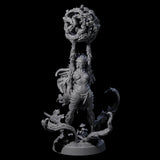 Four Forest Defending Dryads Miniature for Dungeons and Dragons, Pathfinder or other TTRPGs