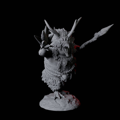 Four Forest Dohwar Shamans Miniature for Dungeons and Dragons, Pathfinder or other TTRPGs