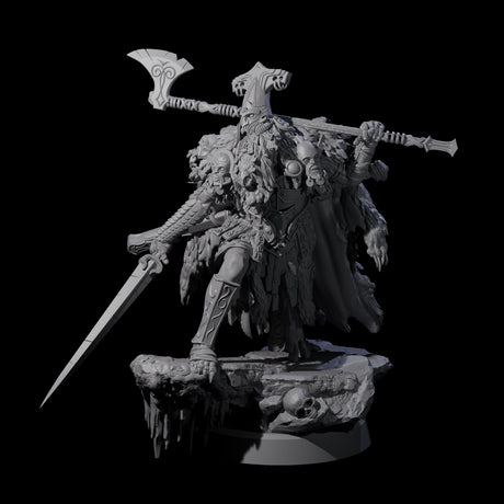 Four Frozen Expanse Draugrs Miniature for Dungeons and Dragons, Pathfinder or other TTRPGs