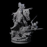 Four Fungal Night Hags Miniature for Dungeons and Dragons, Pathfinder or other TTRPGs