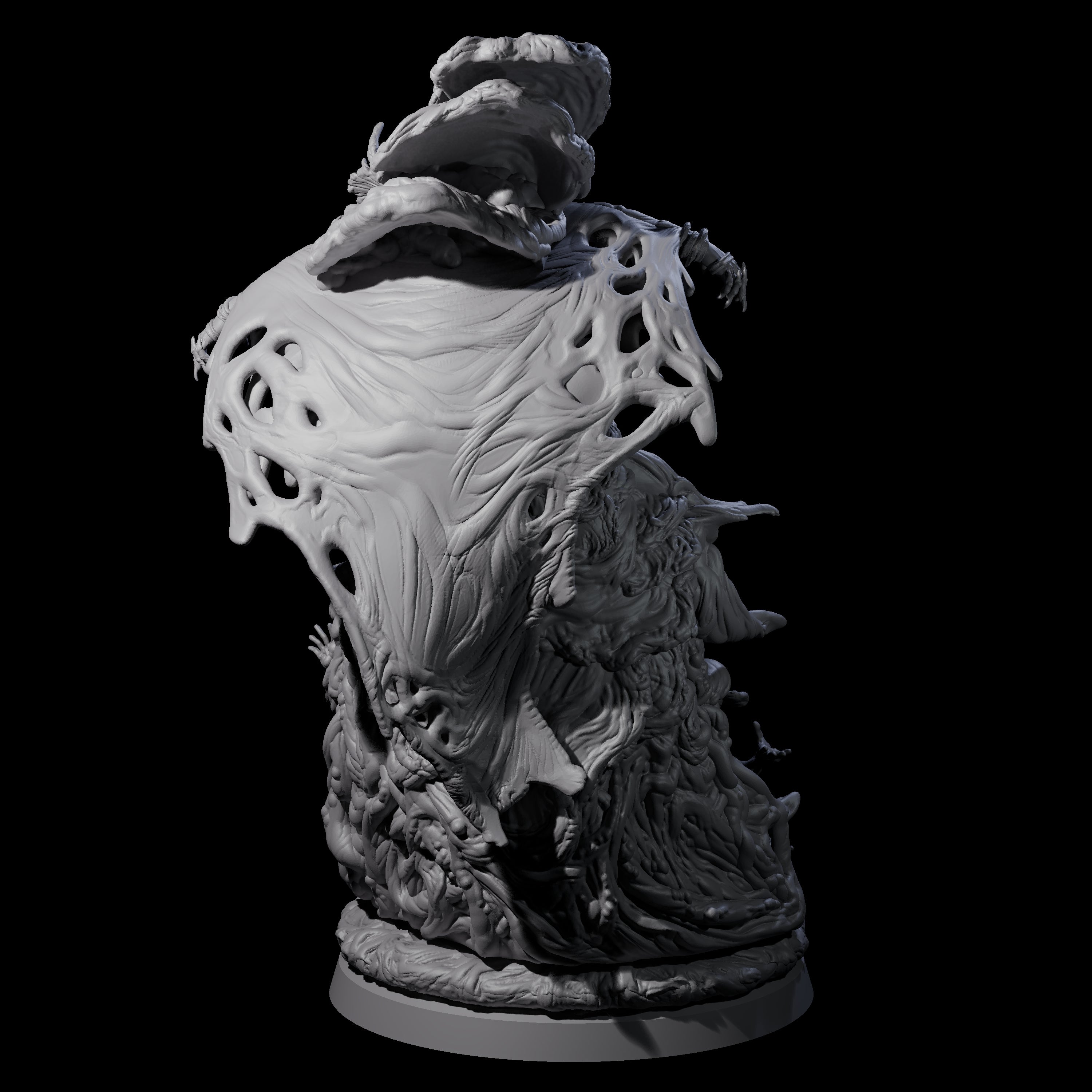 Four Fungal Night Hags Miniature for Dungeons and Dragons, Pathfinder or other TTRPGs