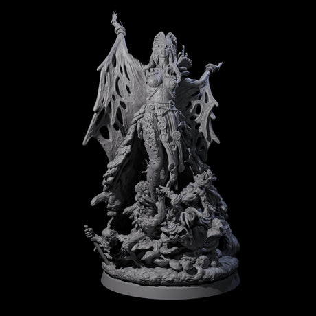 Four Fungal Night Hags Miniature for Dungeons and Dragons, Pathfinder or other TTRPGs