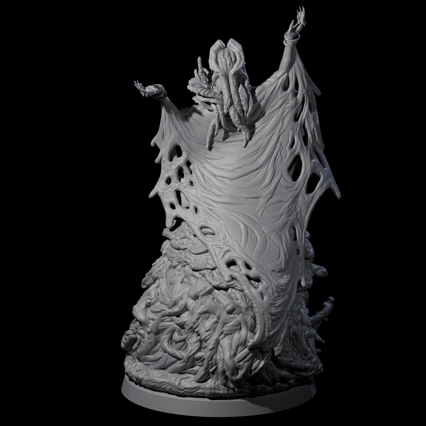 Four Fungal Night Hags Miniature for Dungeons and Dragons, Pathfinder or other TTRPGs