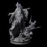 Four Fungal Night Hags Miniature for Dungeons and Dragons, Pathfinder or other TTRPGs