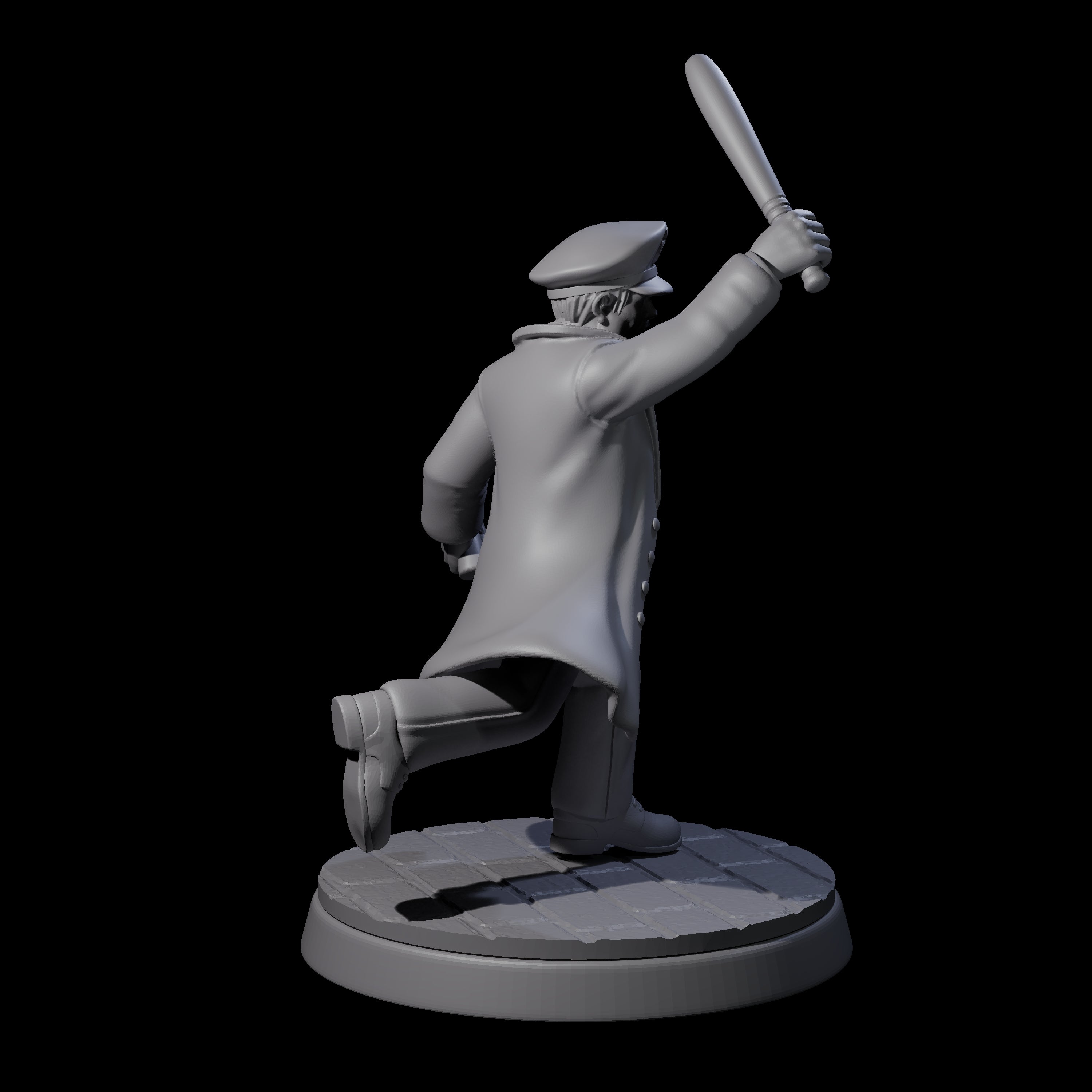 Four Galant Policemen Miniature for Dungeons and Dragons, Pathfinder or other TTRPGs