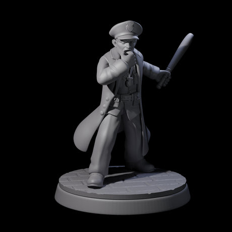 Four Galant Policemen Miniature for Dungeons and Dragons, Pathfinder or other TTRPGs