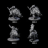 Four Galloping Hobgoblin Riders Miniature for Dungeons and Dragons, Pathfinder or other TTRPGs