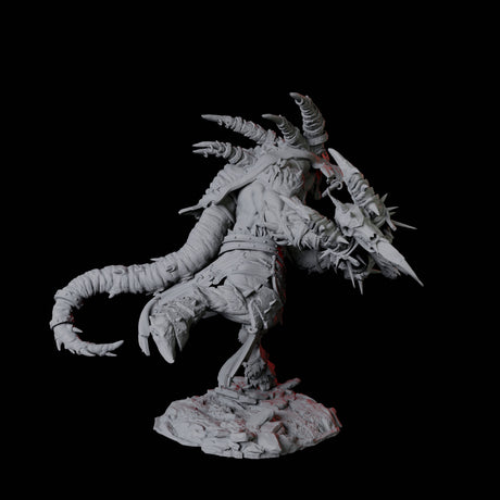 Four Giant Ratfolk Barbarians Miniature for Dungeons and Dragons, Pathfinder or other TTRPGs