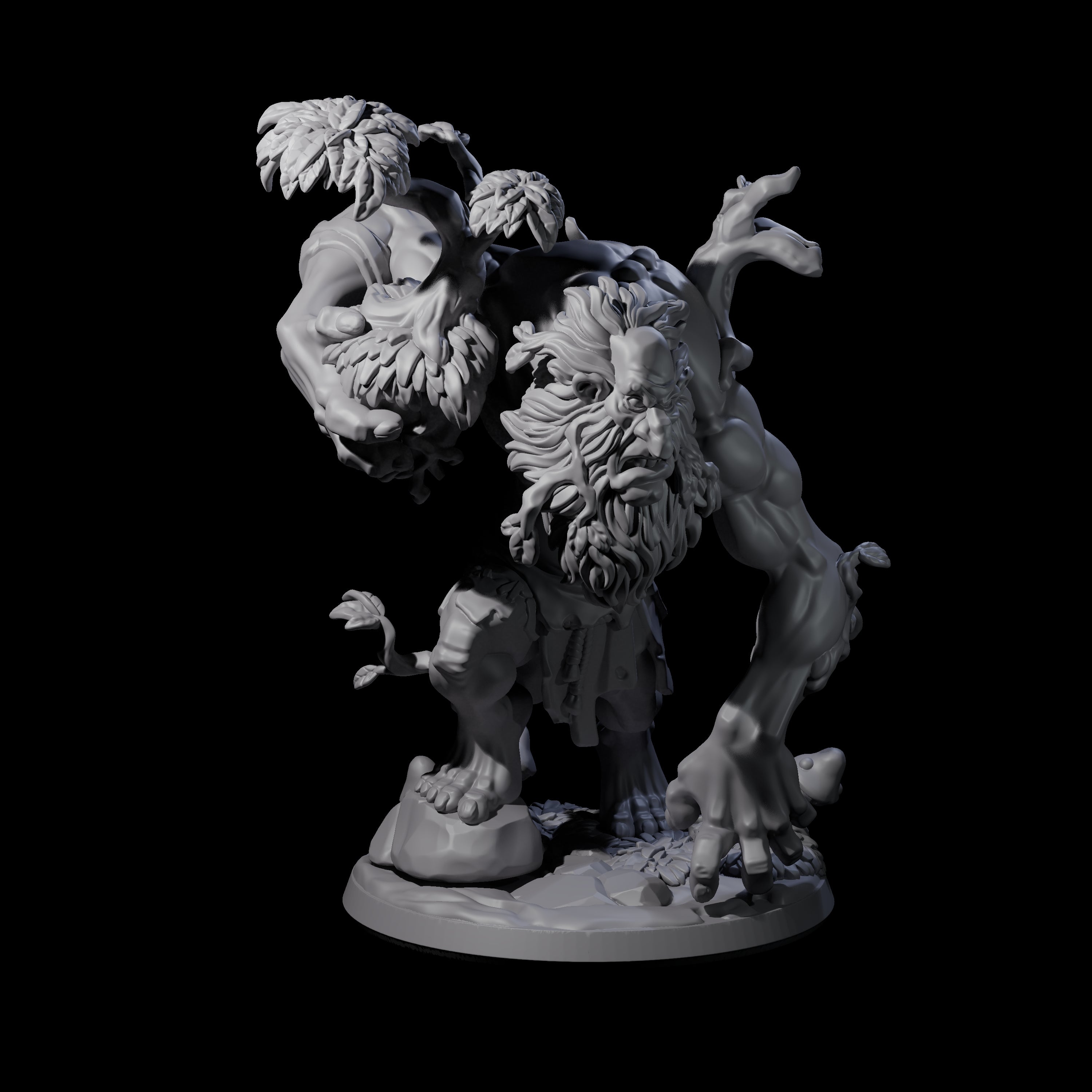 Four Gluttonous Trolls Miniature for Dungeons and Dragons, Pathfinder or other TTRPGs