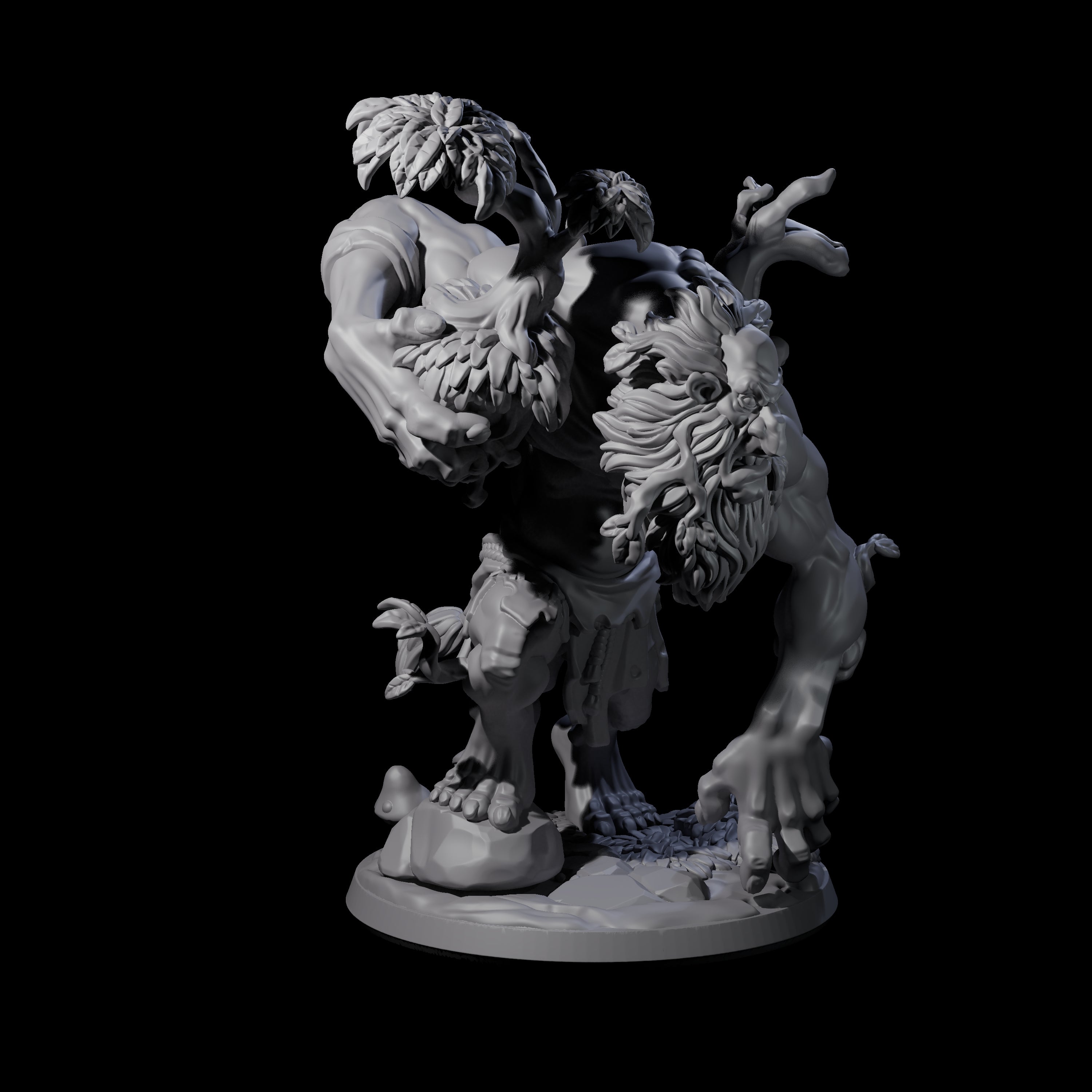 Four Gluttonous Trolls Miniature for Dungeons and Dragons, Pathfinder or other TTRPGs