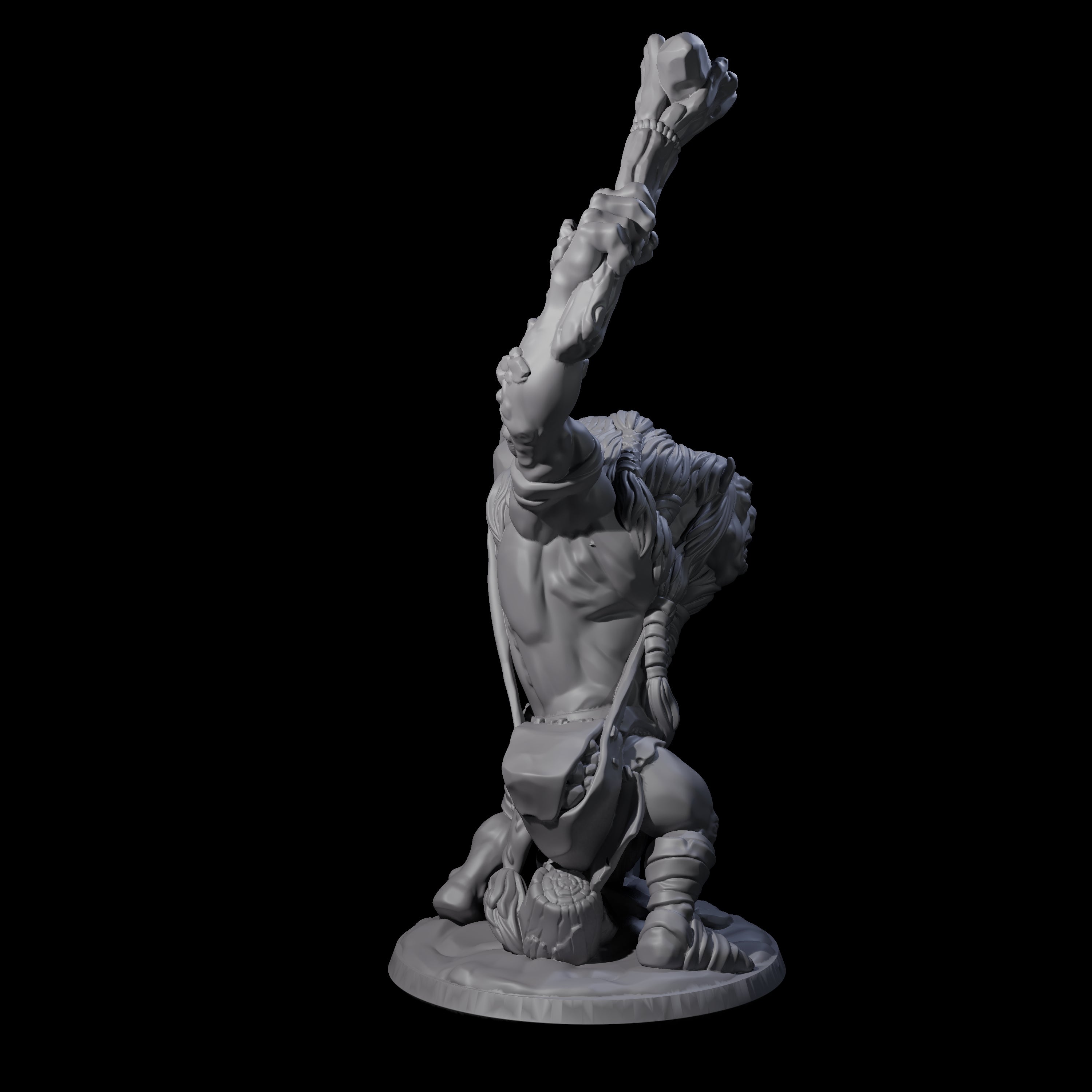 Four Gluttonous Trolls Miniature for Dungeons and Dragons, Pathfinder or other TTRPGs