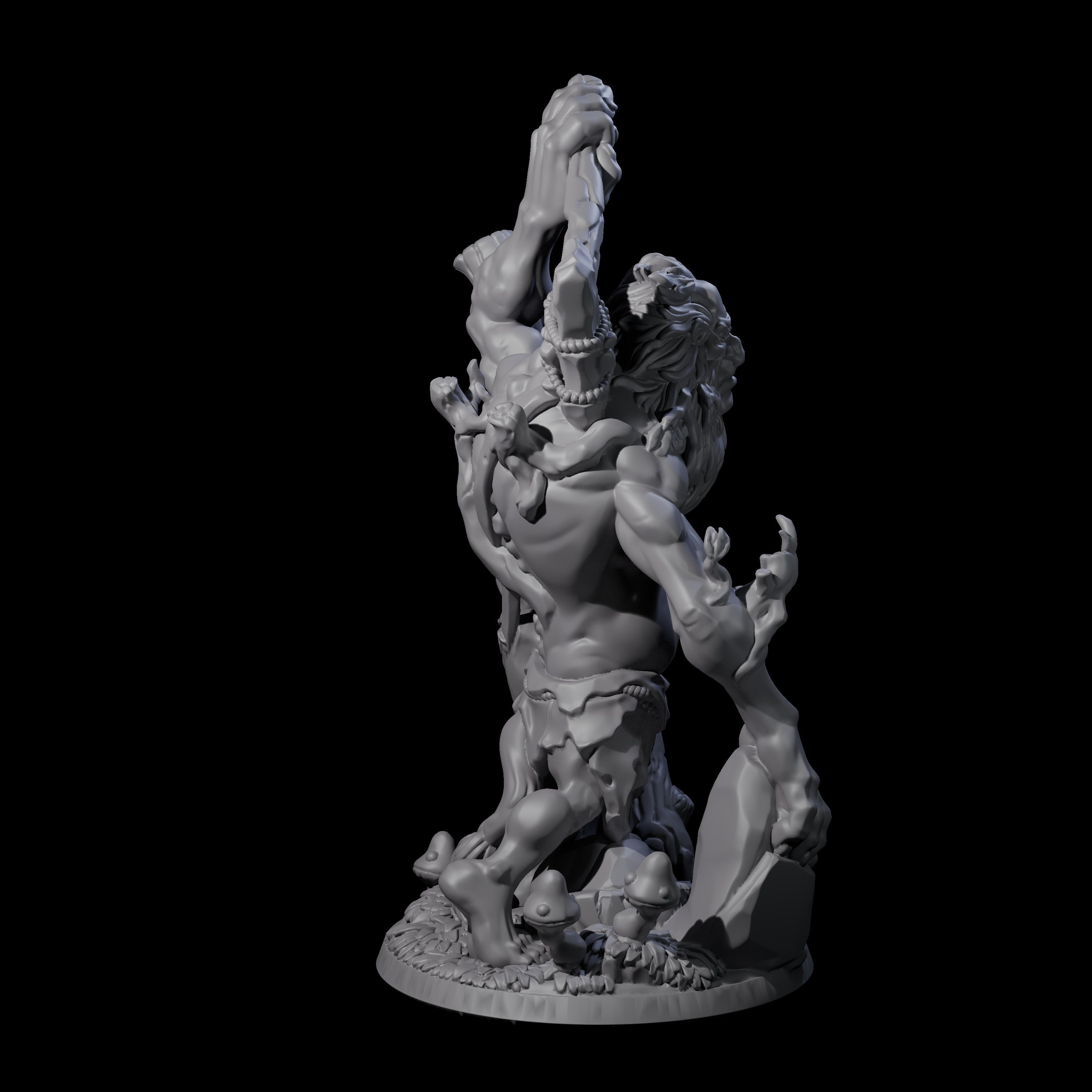 Four Gluttonous Trolls Miniature for Dungeons and Dragons, Pathfinder or other TTRPGs