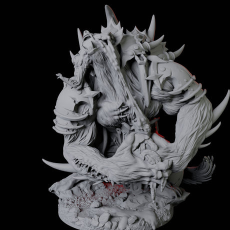 Four Gnoll Claw Fighters Miniature for Dungeons and Dragons, Pathfinder or other TTRPGs