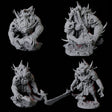 Four Gnoll Claw Fighters Miniature for Dungeons and Dragons, Pathfinder or other TTRPGs