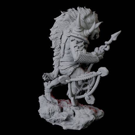 Four Gnoll Scouts Miniature for Dungeons and Dragons, Pathfinder or other TTRPGs