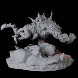 Four Gnoll Trackers Miniature for Dungeons and Dragons, Pathfinder or other TTRPGs