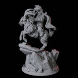 Four Goat Mounted Royal Guards Miniature for Dungeons and Dragons, Pathfinder or other TTRPGs
