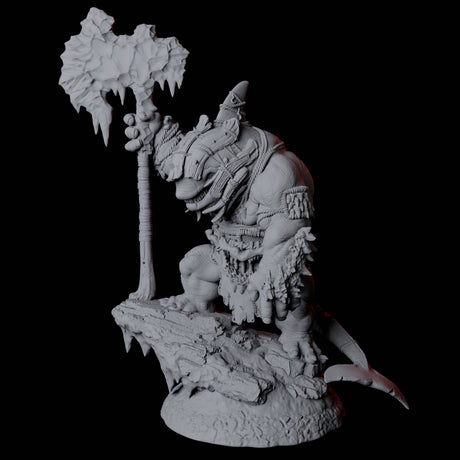 Four Graceful Orcafolk Warriors Miniature for Dungeons and Dragons, Pathfinder or other TTRPGs