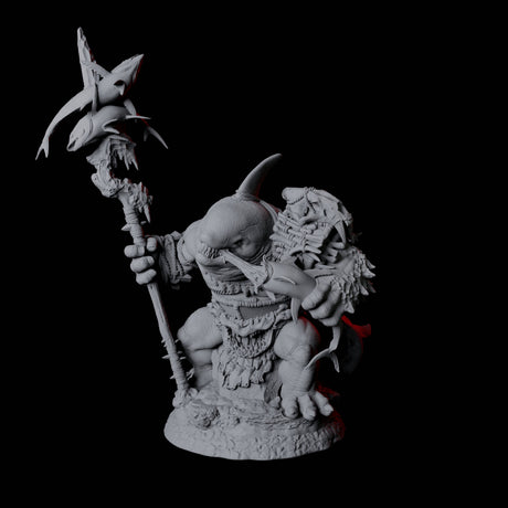 Four Graceful Orcafolk Warriors Miniature for Dungeons and Dragons, Pathfinder or other TTRPGs