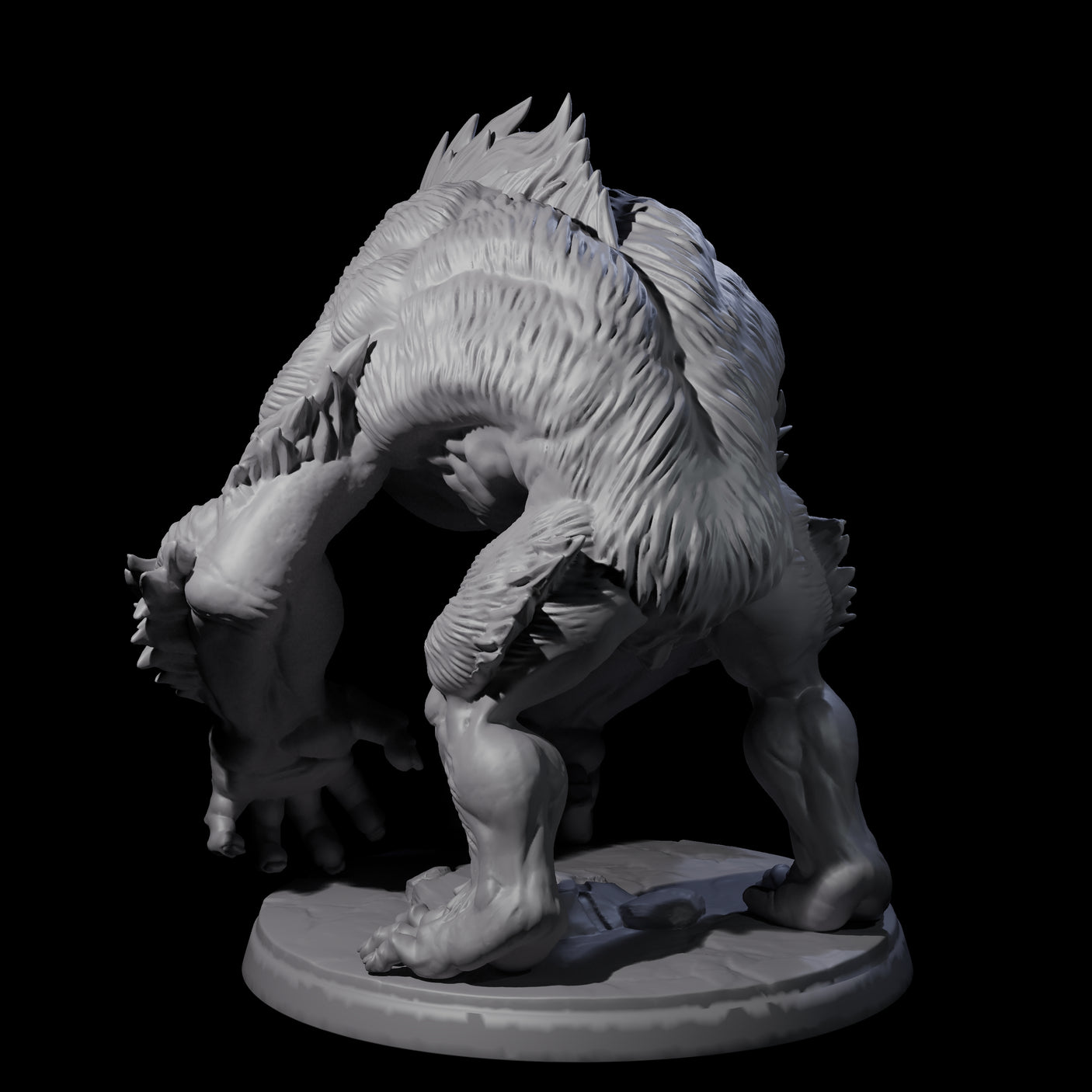 Four Grim Barlguras Miniature for Dungeons and Dragons, Pathfinder or other TTRPGs