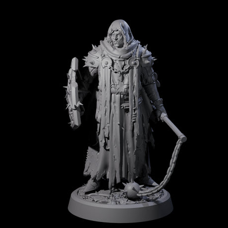 Four Grimdark Town Guardsmen Miniature for Dungeons and Dragons, Pathfinder or other TTRPGs
